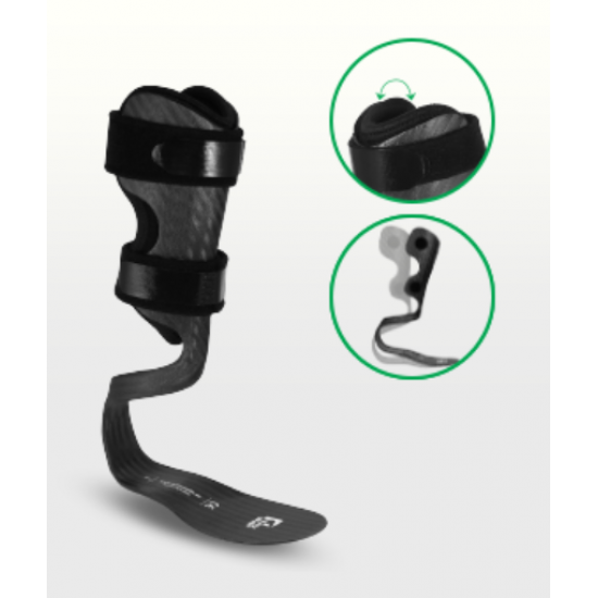 Karbon AFO-Düşük Ayak Ortezi Orthobaltic 10K Model