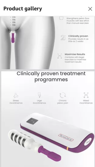 TensCare iTouch Go Wireless Pelvic Floor Exerciser – Kablosuz Kegel EMS Cihazı | Mesane Kontrolü & Doğum Sonrası İyileşme