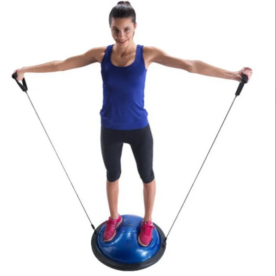 Bosu Ball – Yarım Pilates Egzersiz Topu | Denge ve Core Antrenman Ekipmanı